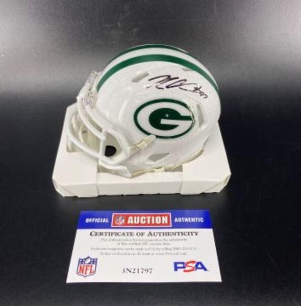 PCF - Packers Kenny Clark Signed Alternate Mini Helmet