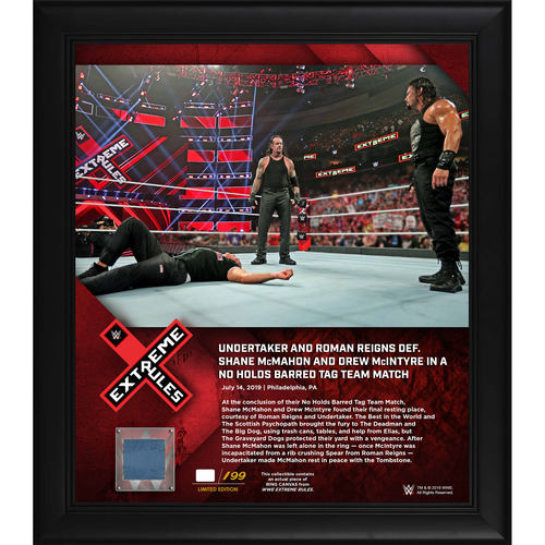 Extreme Rules 2019 Undertaker and Roman Reigns Frame (#1 of 199)