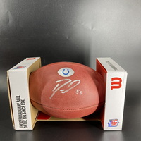 Colts - Darius Leonard Signed Authentic Football With Colts Logo