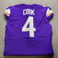 Crucial Catch - Vikings Dalvin Cook Signed Game Issued Jersey 2022 Seaso...