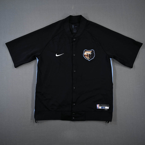 Image of Santi Aldama - Memphis Grizzlies - Game-Issued City Edition Jacket - 2022-23 NBA Season