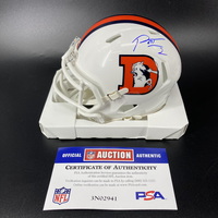 NFL - Broncos Pat Surtain Signed Alternate Mini Helmet