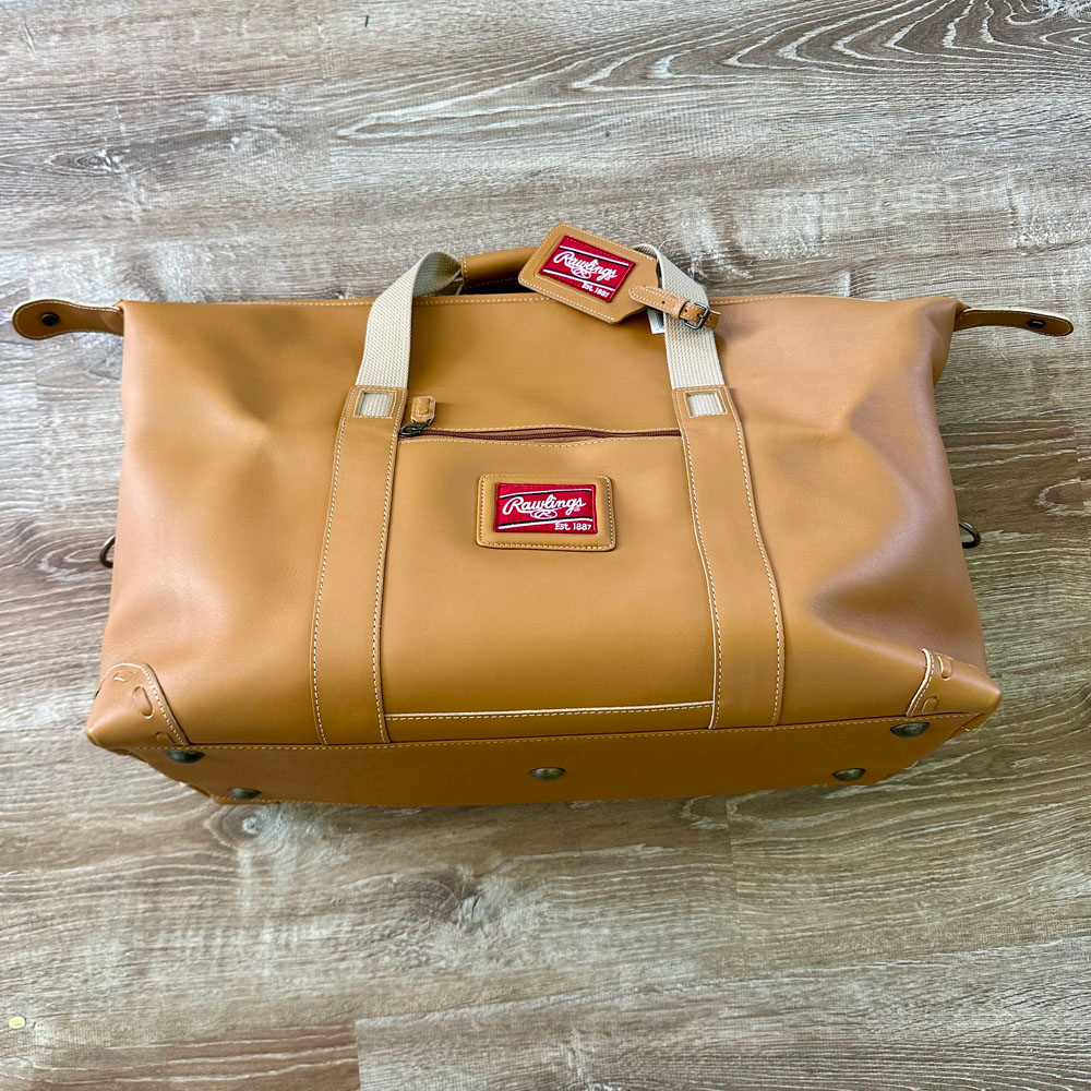 UMPS CARE AUCTION: Rawlings Heart of the Hide Tan Leather Duffle