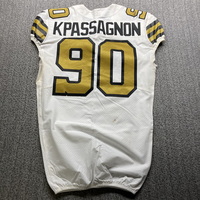 Crucial Catch - Saints Tanoh Kpassagnon Game Worn Jersey (10/02/22) Size 44