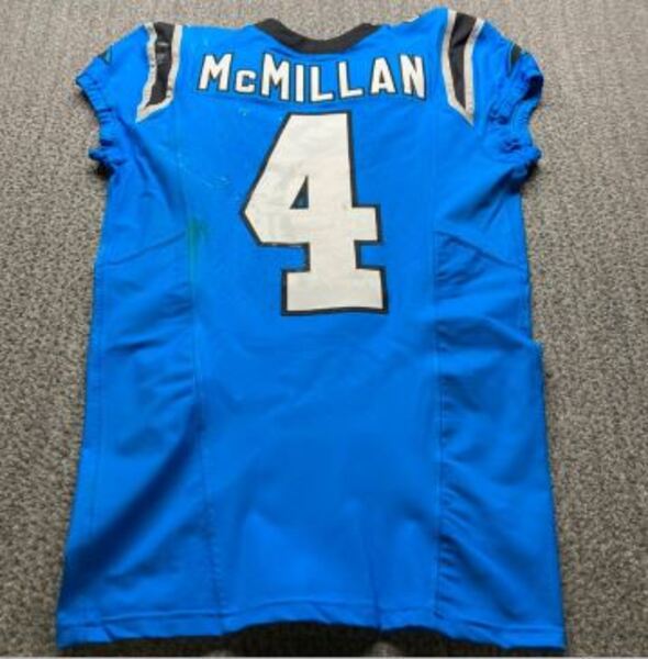 Crucial Catch - Panthers Tetairoa McMillan Game Worn Jersey (10/26/2025)...