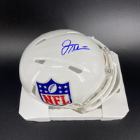 NFL - Cowboys Jaylen Tolbert Signed NFL Shield Mini Helmet
