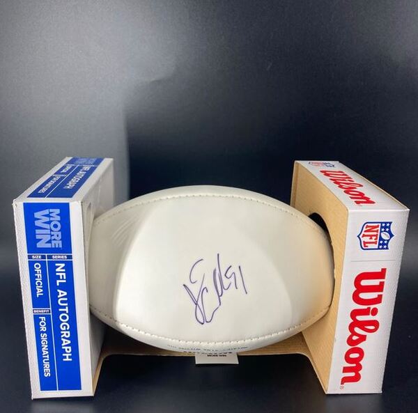Patriots - Jamie Collins Signed Panel Ball with Patriots Logo
