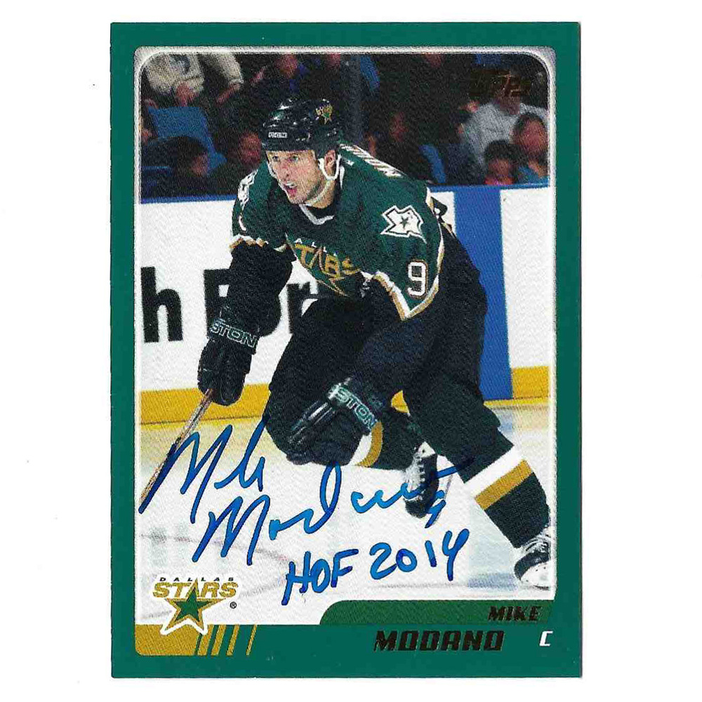 Mike Modano Autographed 2003-04 Topps Hockey Card
