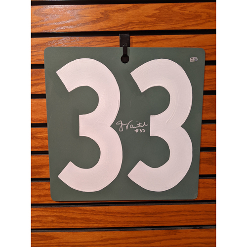 Jason Varitek Autographed Fenway Park Scoreboard #33