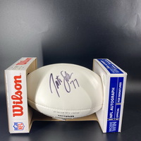 Patriots - Nate Solder Signed Panel Ball with Patriots Logo