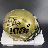 HOF - Cowboys Randy White Signed NFL 100 Mini Helmet with HOF 94 Inscrip...