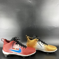 MCMC - Jets John Simpson Custom Cleats 2024 Season Size 17 Benefitting N...