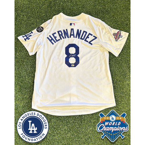 レア❗️LA Dodgers ユニフォーム Lサイズ 1991 Orel Hershiser Los Angeles Dodgers Game-Used Road Jersey