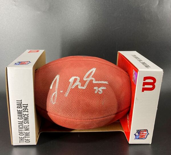 NFL - Browns Joel Bitonio Signed Authentic Football
