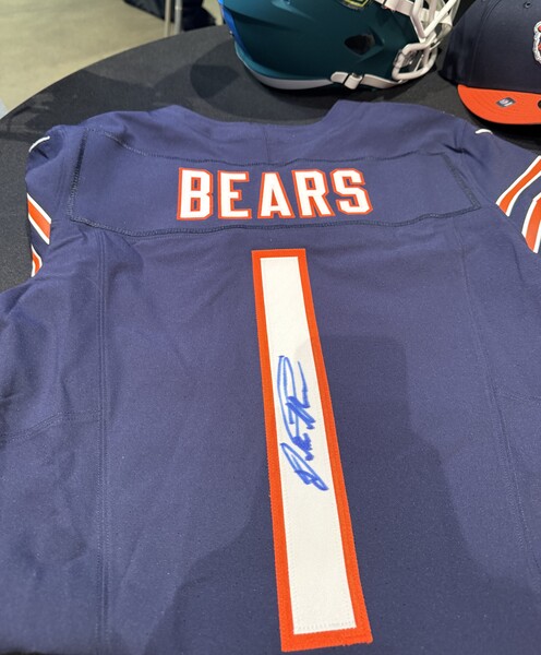 Dillon Thieneman Autographed Bears Draft Jersey - 1st NFL Auction offici...