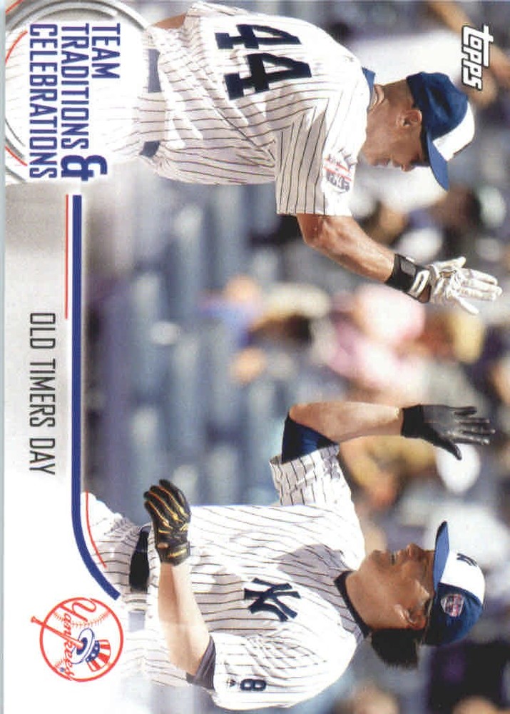 2018 Topps Opening Day Team Traditions and Celebrations #TTCOTD Old Timers Day