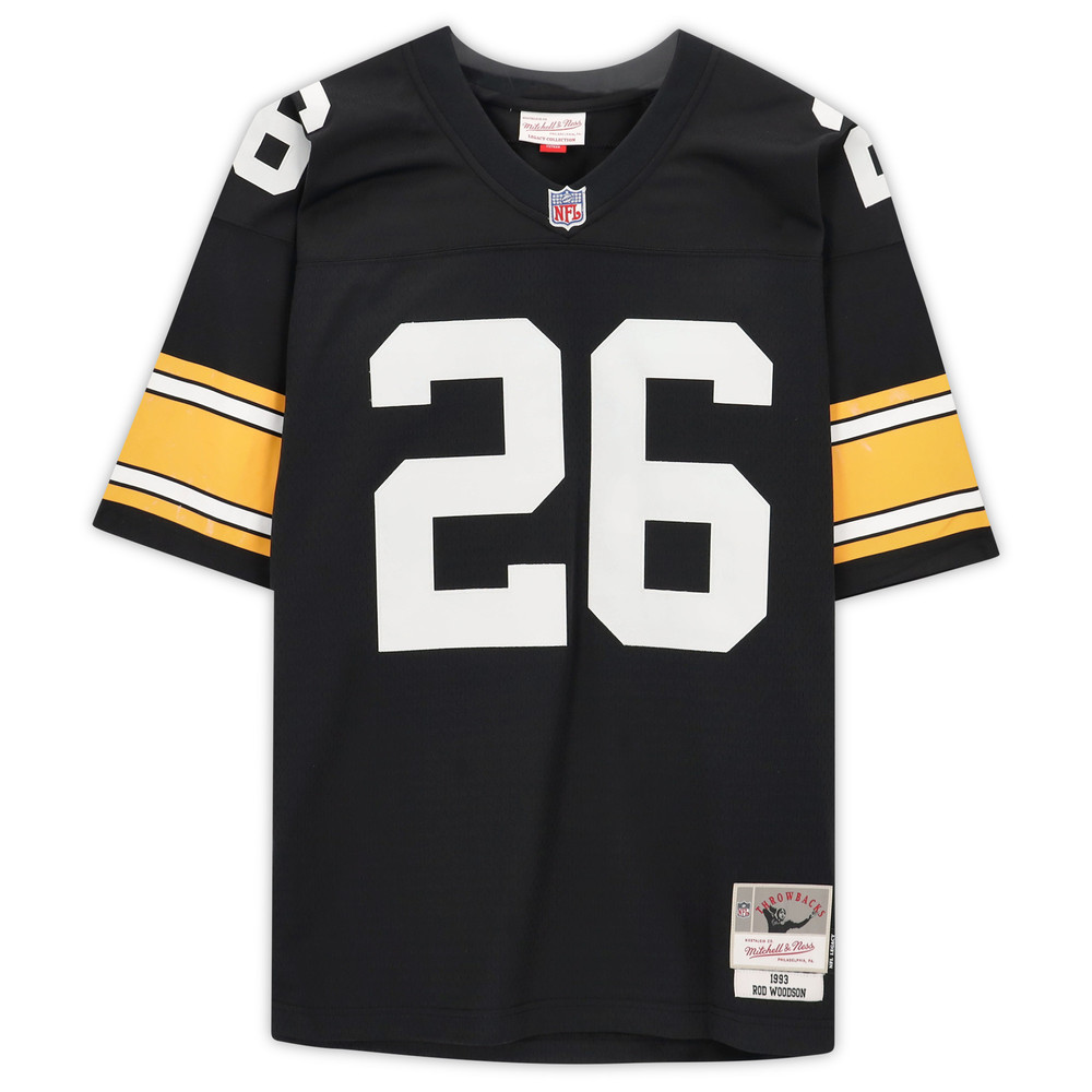 Rod Woodson Pittsburgh Steelers Autographed & Inscribed Mitchell & Ness