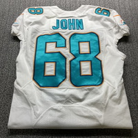 NFL - Dolphins Ulrick John Game Cut Jersey Size 44