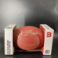 NFL - Eagles Ainias Smith Signed Authentic Football