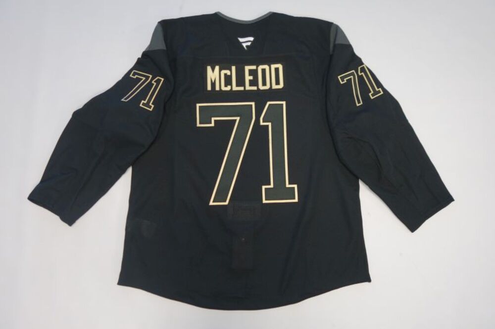 Ryan McLeod 2025-26 Buffalo Sabres Black History Celebration Jersey