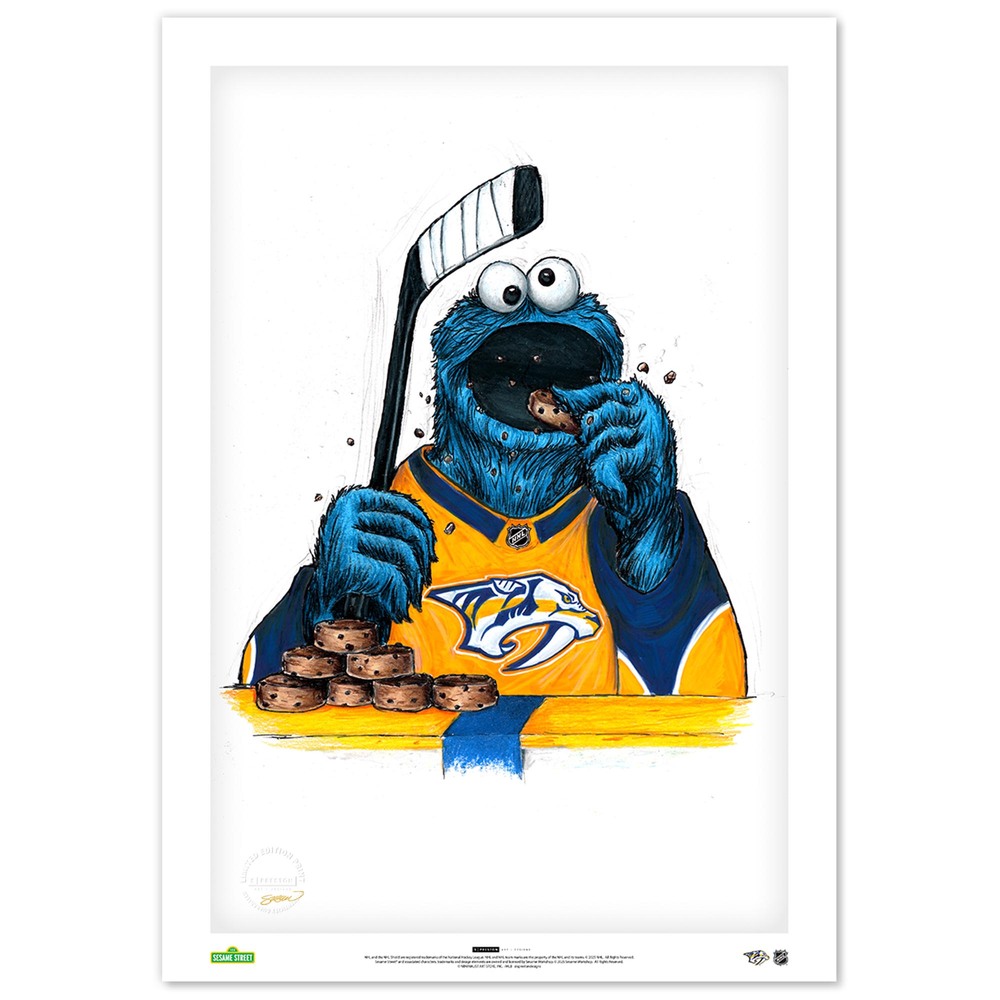 Cookie Biscuits x Nashville Predatros Limited Edition Print by S. Preston
