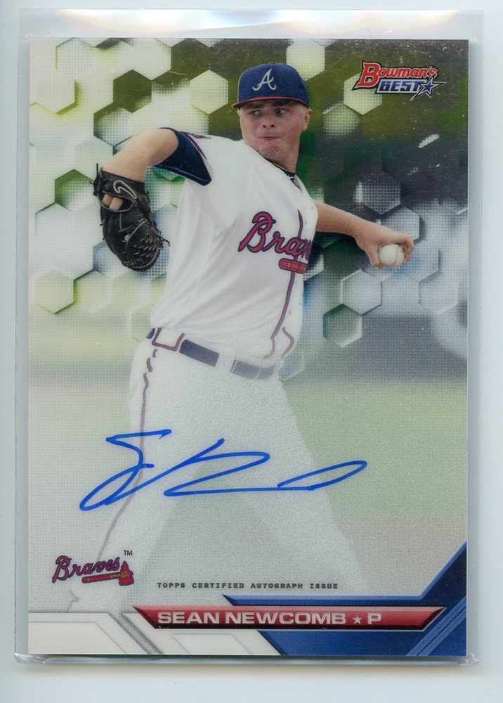 2016 Bowman's Best Best of '16 Autographs #B16SN Sean Newcomb