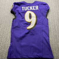 Crucial Catch - Ravens Justin Tucker Game Worn Jersey (9/22/24) Size 38