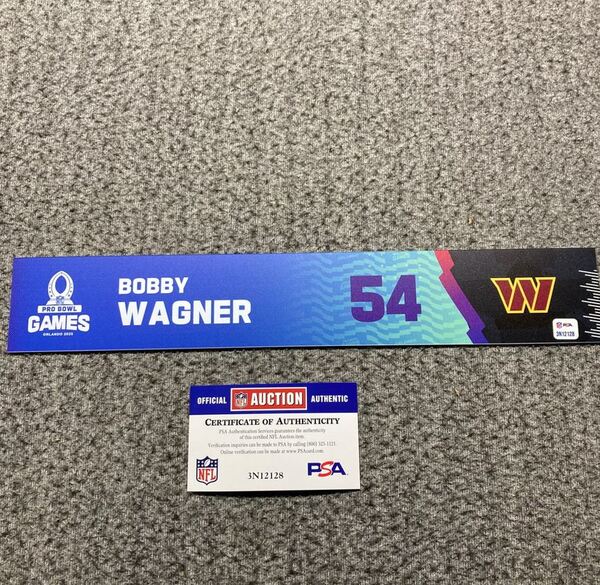 NFL - Commanders Bobby Wagner 2025 Pro Bowl Games Nameplate 1 of 1