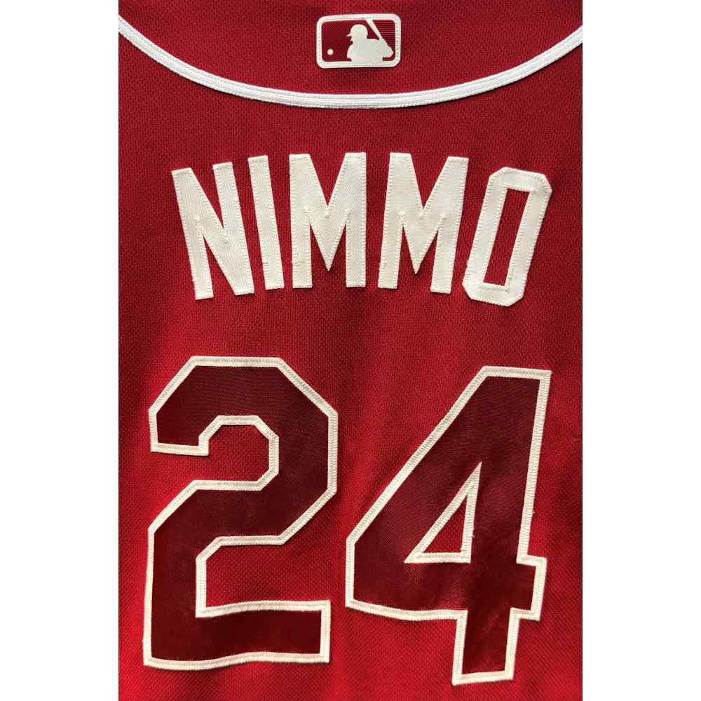Brandon Nimmo #24 Texas Rangers Game-Used 2026 City Connect Jersey