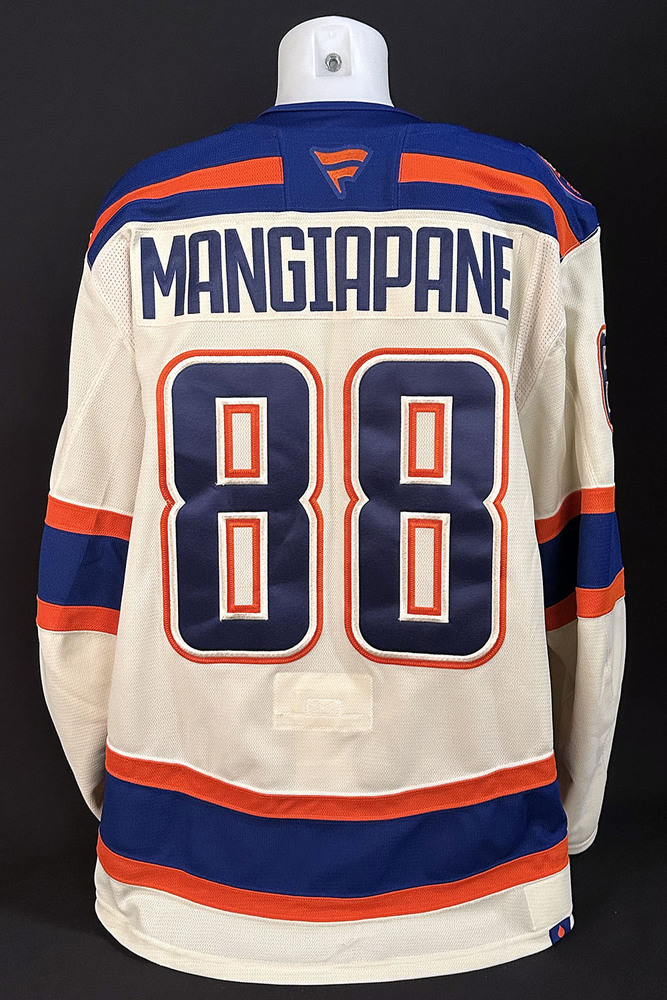 Andrew Mangiapane #88 - 2025-26 Edmonton Oilers Alternate Set #3 Game Worn Jersey - Worn For 2 Games - Jan 12th vs Chicago & Jan 13 vs Nashville