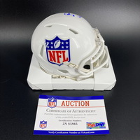 NFL - Dolphins Channing Tindall Signed NFL Shield Mini Helmet