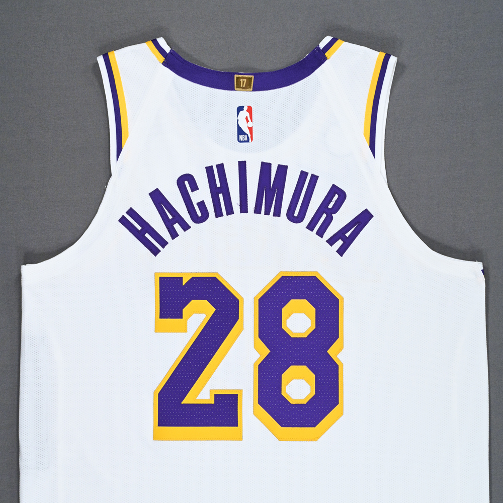 Rui Hachimura Los Angeles Lakers GameWorn Association Edition