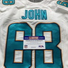 NFL - Dolphins Ulrick John Game Cut Jersey Size 44