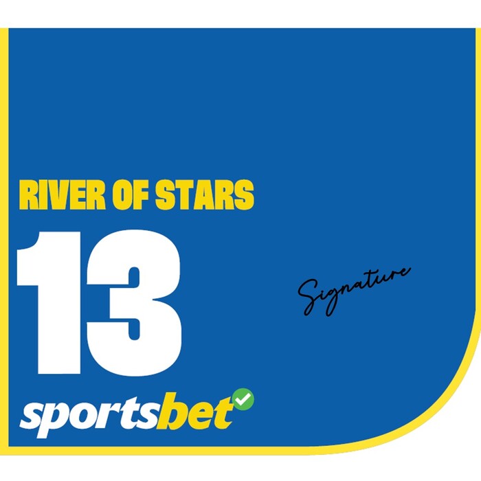 Photo of #13 River of Stars - Beau Mertens Signed Caulfield Cup Saddlecloth