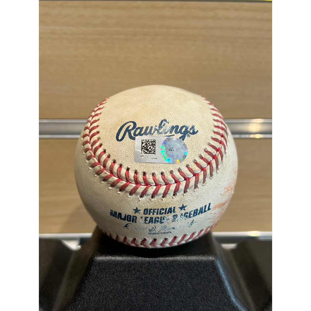 Game Used Baseball ALWC Game 1 New York Yankees Cleveland Indians