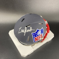 NFL - Cowboys Isaiah Land Signed NFL Shield Mini Helmet