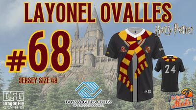 Harry Potter Night Jersey 68 Layonel Ovalles
