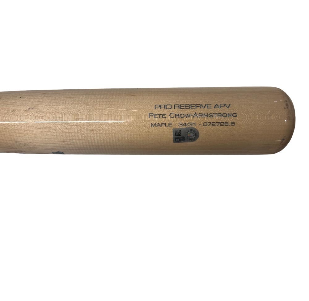 Pete Crow-Armstrong Team-Issued Broken Bat - 2026 Season | Chicago