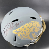 HOF - Jaguars Tony Boselli Signed Replica Slate Speed Helmet with HOF 22...