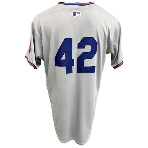 Carlos Mendoza #64 - Game-Used Jackie Robinson Day Jersey - Mets