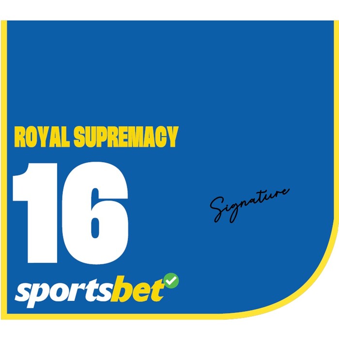 Photo of #16 Royal Supremacy - Robbie Dolan Signed Caulfield Cup Saddlecloth