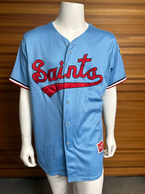 #64 Edouard Julian Game-worn Powder Blue Jersey