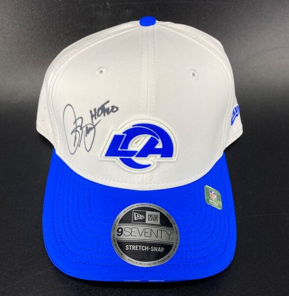 HOF - Rams Isaac Bruce Signed Hat