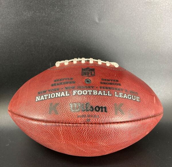 NFL - Seahawks Super Bowl XLVIII Game Used K Ball