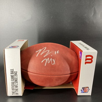 NFL - Broncos Bo Nix Signed Authentic Football