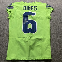 STS - Seahawks Quandre Diggs Signed Game Issued Jersey 2023 Season Size ...