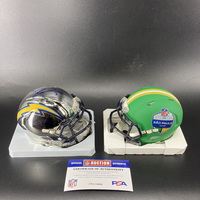 Sao Paulo  -Chargers Derwin James Signed Chrome Mini Helmet + Sao Paulo ...