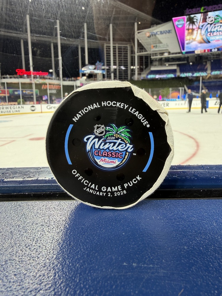 Artemi Panarin New York Rangers 2026 NHL Winter Classic Game-Used Goal Puck - Goal #5 of Game on January 2, 2026