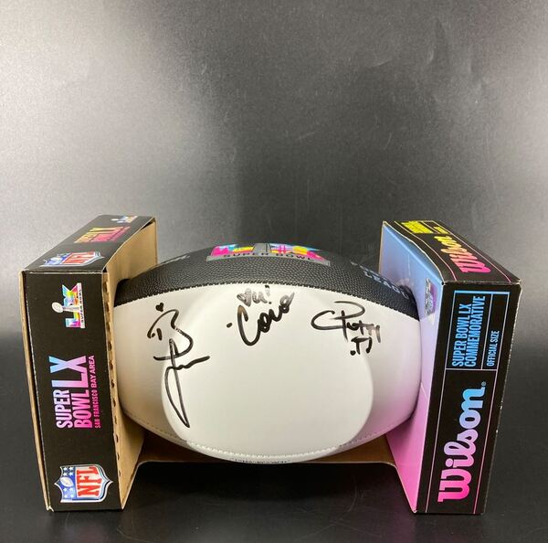 NFL - Multi Signed SB LX Panel Ball Signed by Pre-Game Preformers Charli...