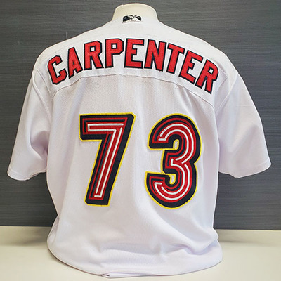 Matt Carpenter Game-Worn Memphis Redbirds 2019 Home Jersey